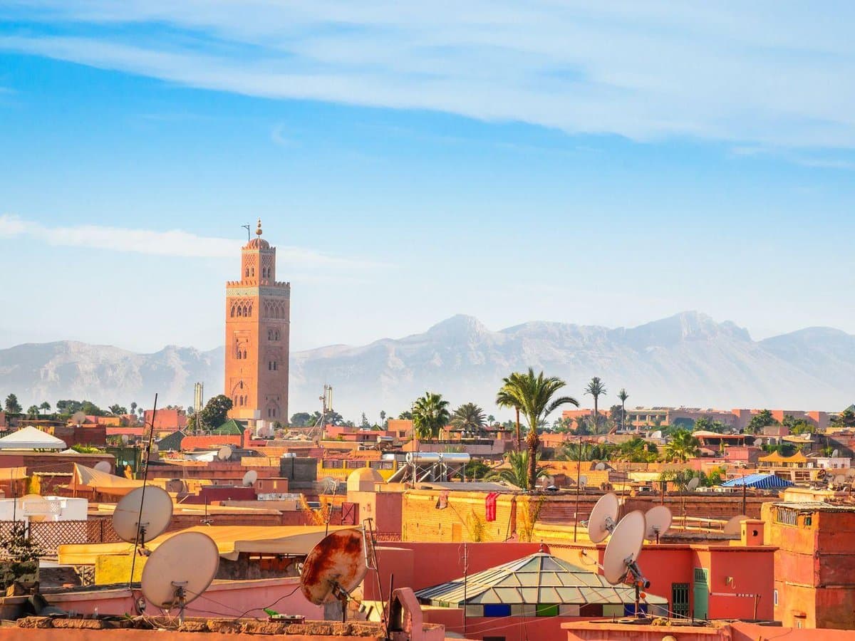 Jemaa El Fna square in Marrakech on a full-day trip from Agadir