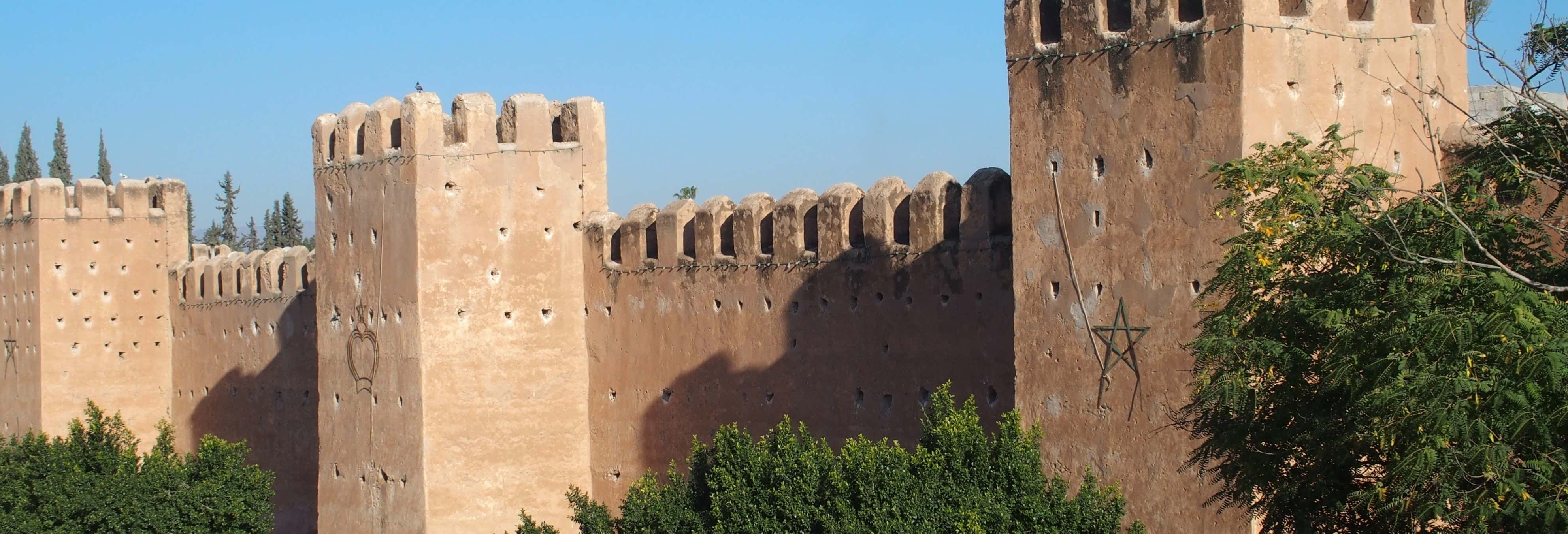 Taroudant's ancient walled city and terracotta medina on a guided day trip from Agadir.