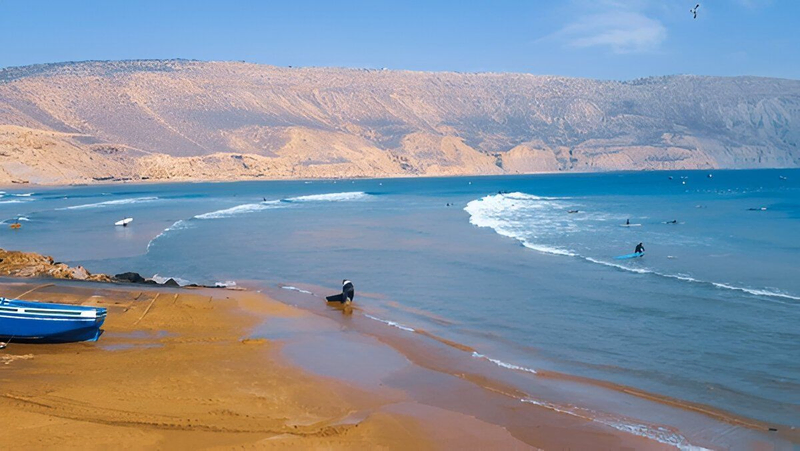 The best beaches in Agadir for sunbathing, surfing, and swimming